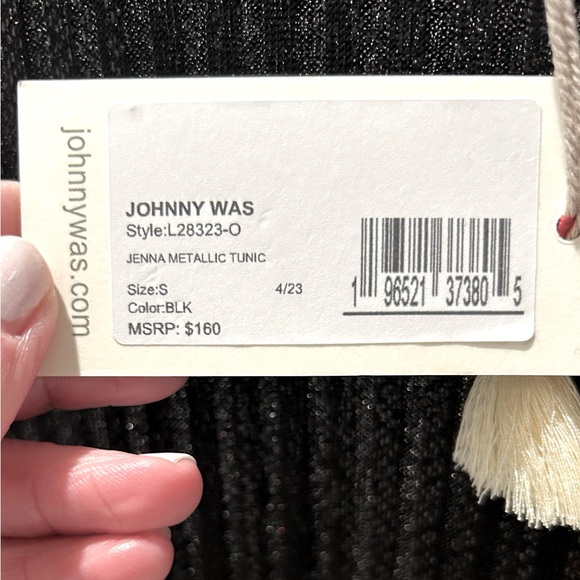 NWT Johnny Was Jenna Metallic Tunic - Small - Picture 6 of 14